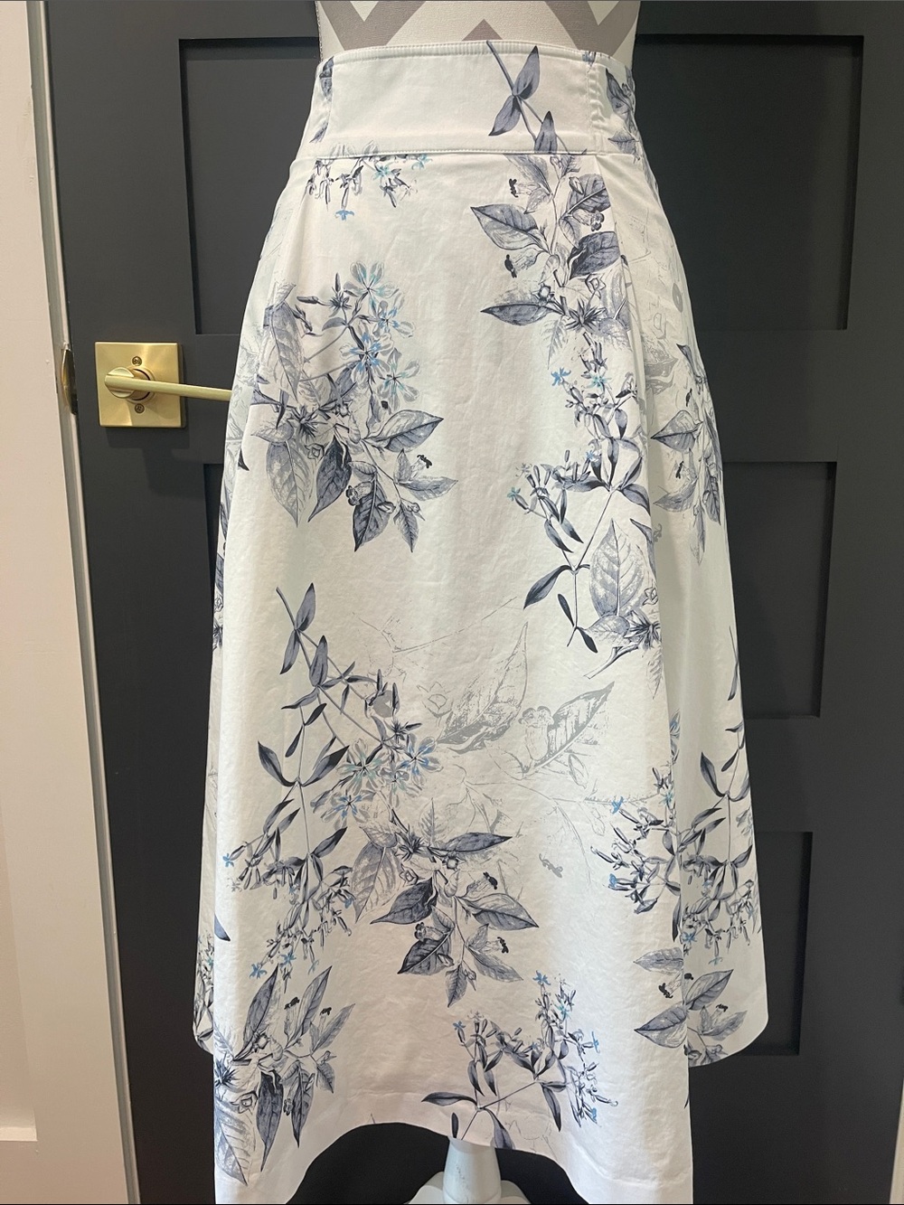 Alex Marie Cotton Floral French Countryside Luxury Skirt Size 4
